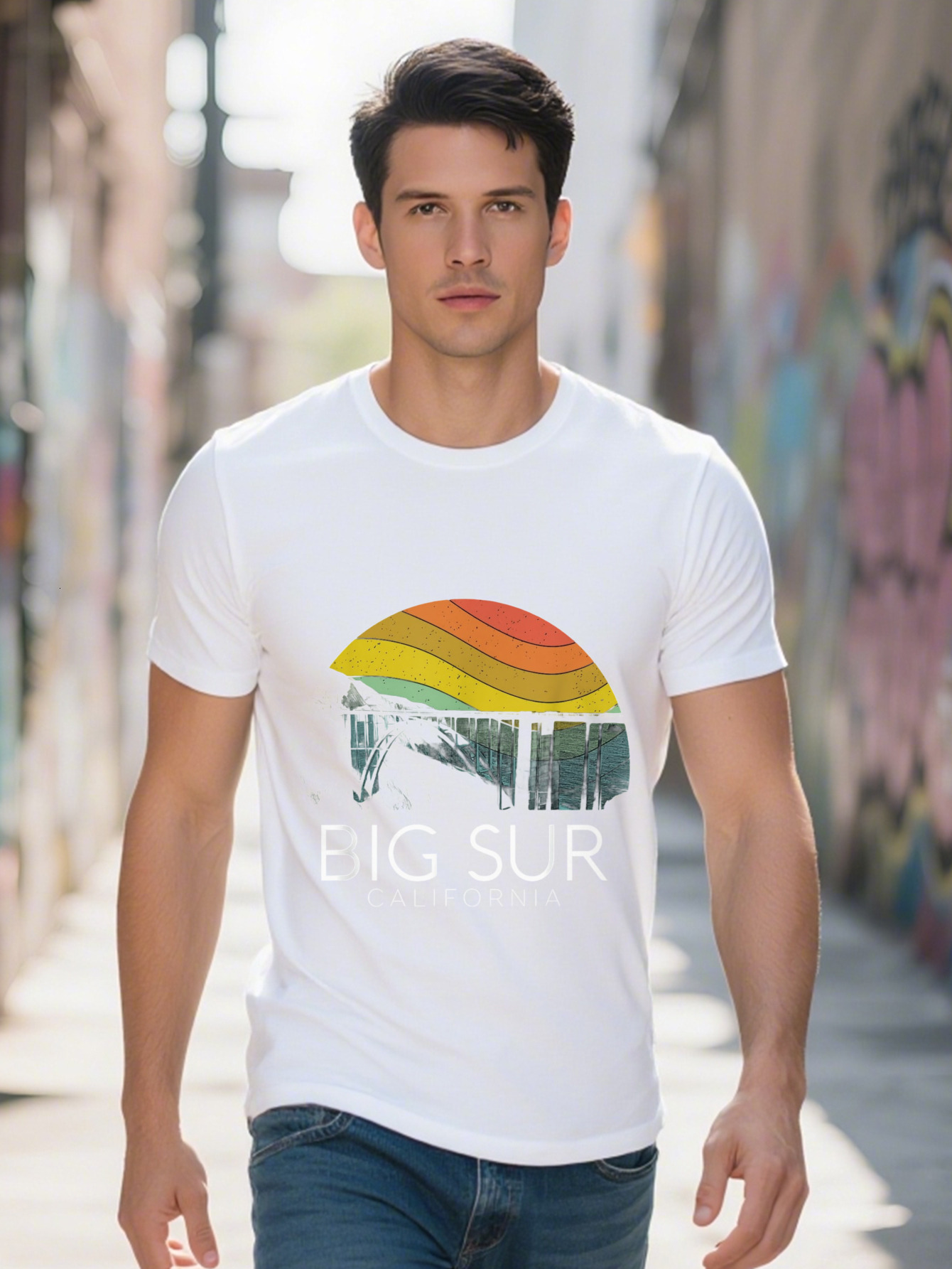 Men s Vintage Dachshund Moon Graphic Tee Cotton Short Sleeve Crew Neck T Shirt for Casual Wear g Gift f0e64