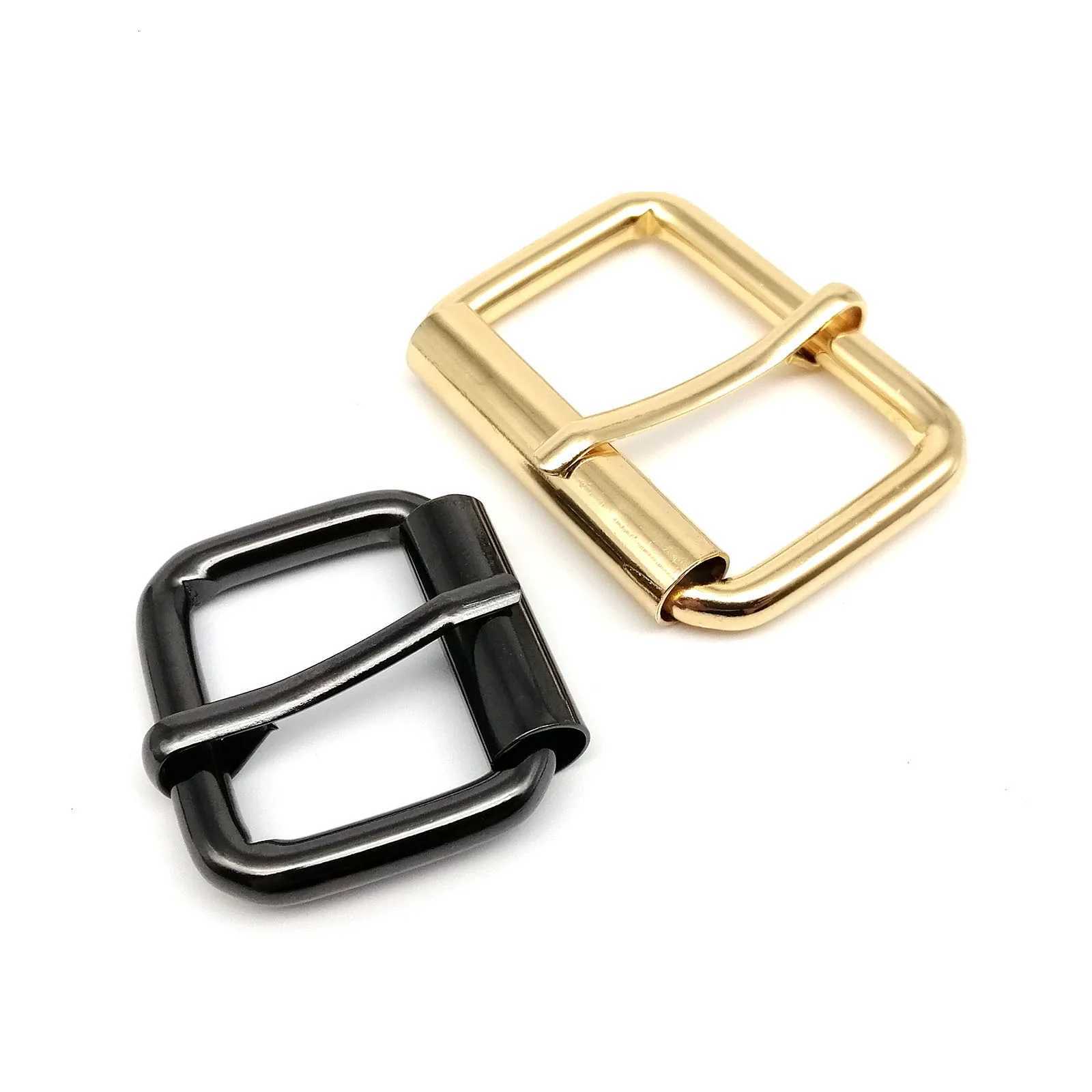 5pcs High Quality Thickened Leather Hand Bag Backpack Shoe Strap Belt Dog Collar Chain Rectangle Ring Adjustable Roller Pin Buckle G250802