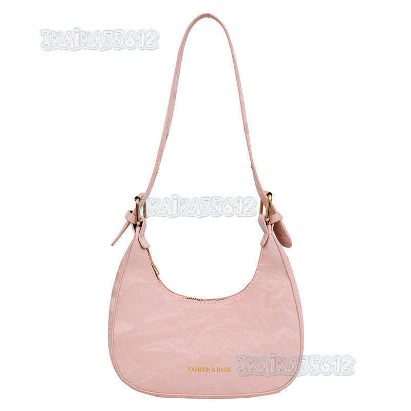Niche Design Bag for Women 2025 New Fashionable Versatile Shoulder Underarm Bag Super Popular Handbag Crescent Bag H250804