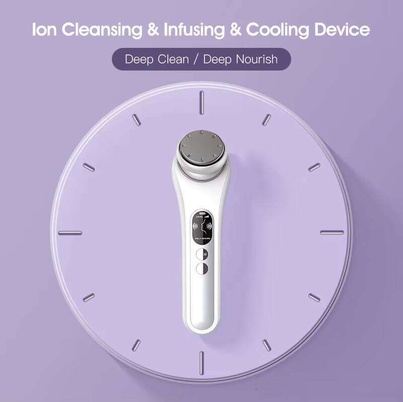 2025 Devices Face Fully Absorbed Ion Cleansing & Infusing Heating Cooling Beauty Device