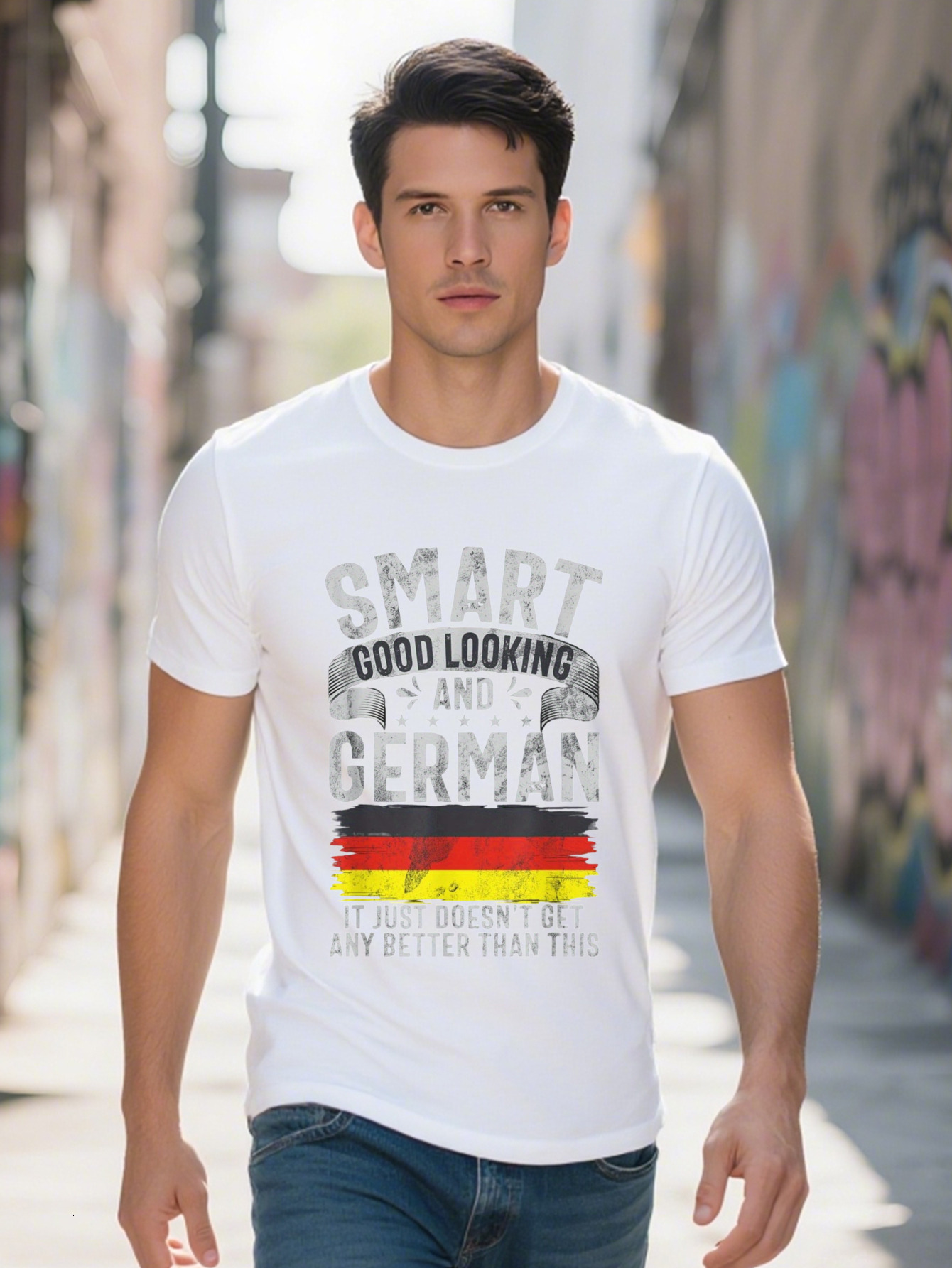 Smart Good Looking And Funny German T-Shirt c2b10