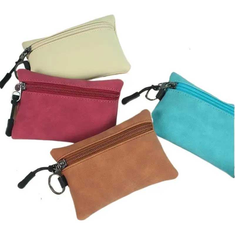 Unisex Bag Matte Suede Small Wallet Creative Small Bag Drawstring Buckle Unisex Storage Bag Solid Color Simple Funny Fashion G250802