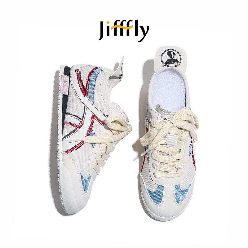Men & Womens Comfortable Jiffly Leisure Athletic Shoes Featuring a Stylish Retrospective Design