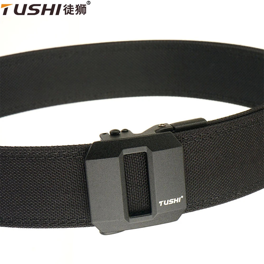 TUSHI Army Tactical Belt Quick Release Military Airsoft Training Molle Belt Outdoor Shooting Hiking Hunting Sports Gun Belt 250730