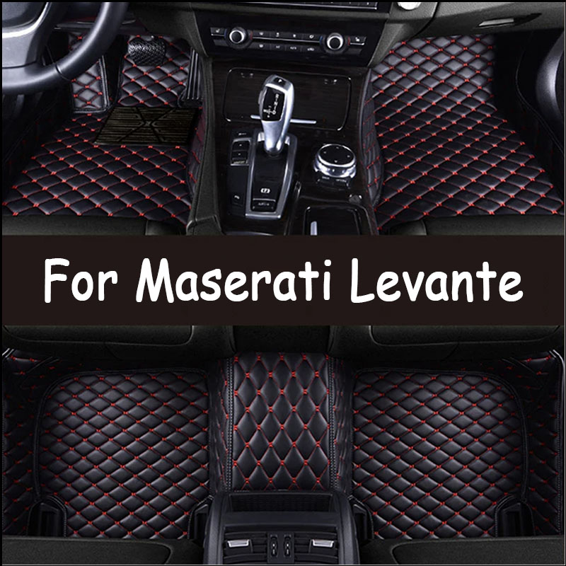 Custom Car Floor Mats for Maserati Levante 2016 to 2022 Years Interior Details Car Accessories Carpet