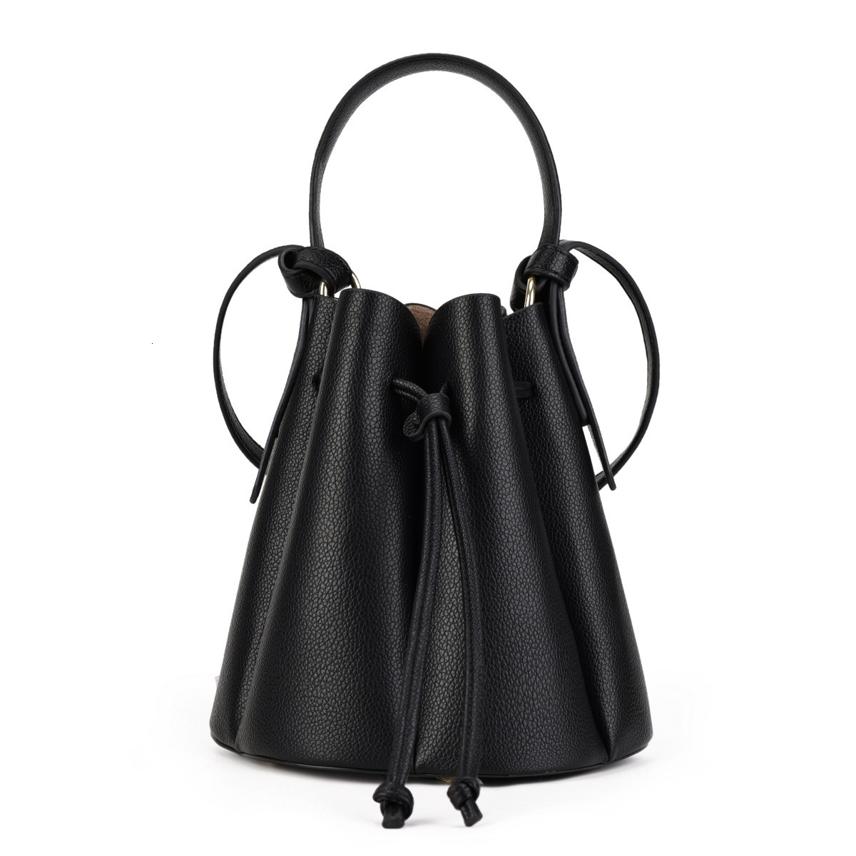 Free Shipping Designer Luxury Trend Retro Petal Drawstring Women's Bucket Bag Simple High-end Single Shoulder Crossbody Lucky Bag Casual Shopping