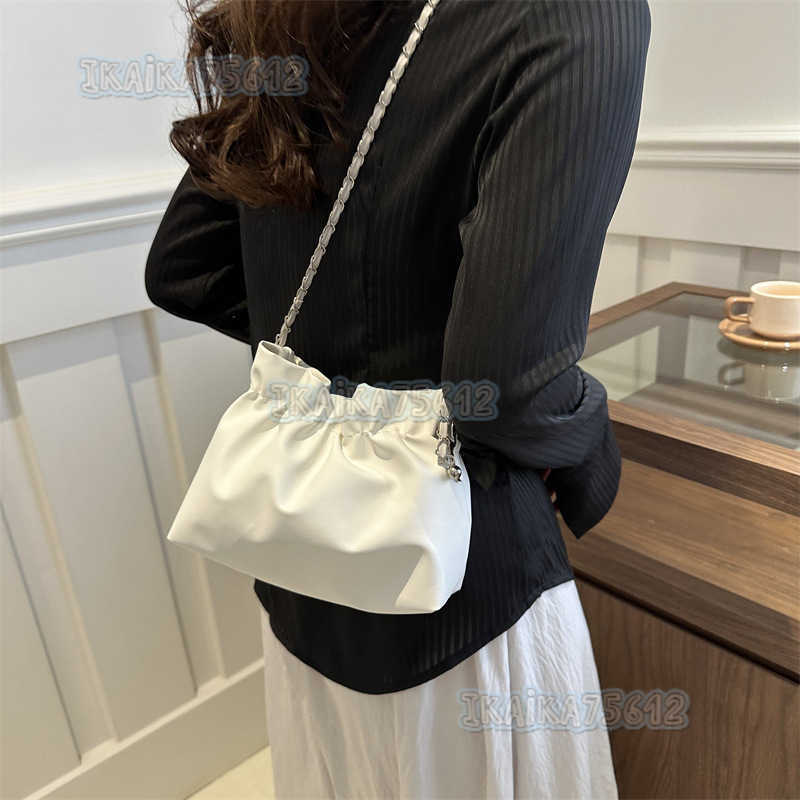 Niche Chain Crossbody Bag Personality Small Bag for Women 2025 New Trendy Fashion Aesthetic Single Shoulder Bucket Bag H250804