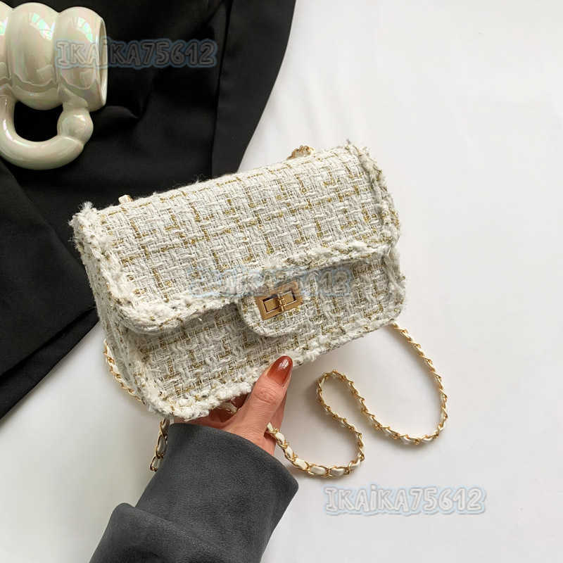 Trend Small Square Bag 2025 New Autumn Bag Women Chain Personality Crossbody Bag Casual Simple Shoulder Bag H250804