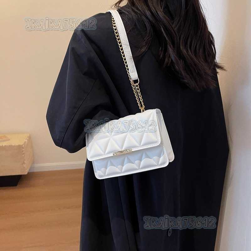 Fashion Simple Handbag 2025 Autumn New Casual Stylish Single Shoulder Bag Simple Fashion Small Square Crossbody Bag Trendy H250804