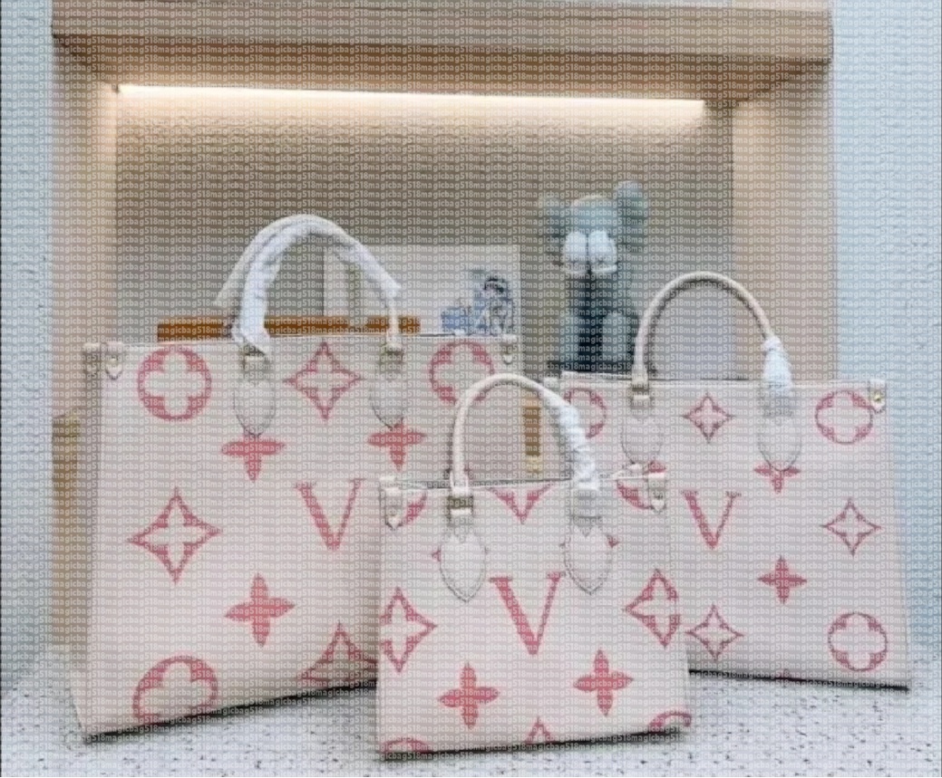 2023 Classic Top New Onthego Designer Tote Bag Classic Presbyopia Shopping Bag AB Face Women's Bag One Shoulder Crossbody Handbag Large Capacity shopping bag