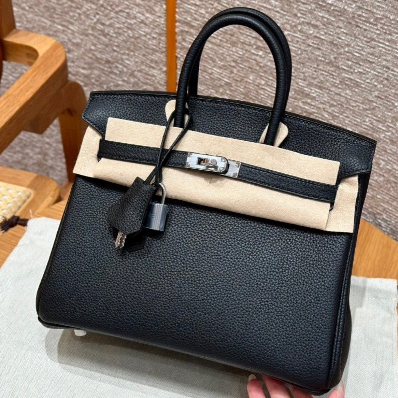 10a Luxury Designer Bag Womens birkinise Handbag Brown Handbag Handmade Genuine Leather Handmade Lock Inner Zipper Pocket Fashion Shoulder Bag