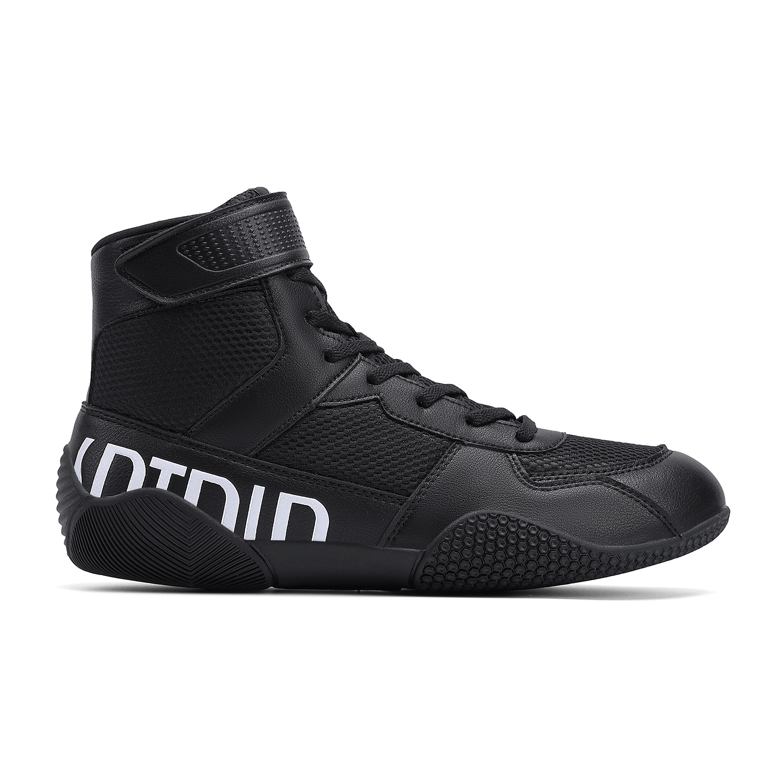 SDTDID-Men's wrestling shoes, competition training, boxing shoes, fighting, Sanda, buckle straps, non-slip fitness shoes, indoor training shoes