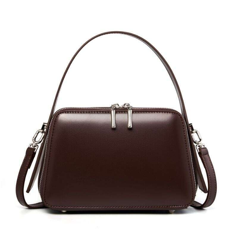 2025 Spring New Niche Design Hanging Ears Series Tote Leather Women's Bags, Commuter Slant Backpacks