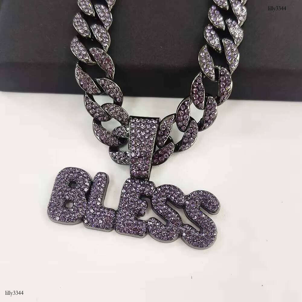 DHcollections Gold Plated Alloy Cuban Chain Hip - Hop Pendant Necklace