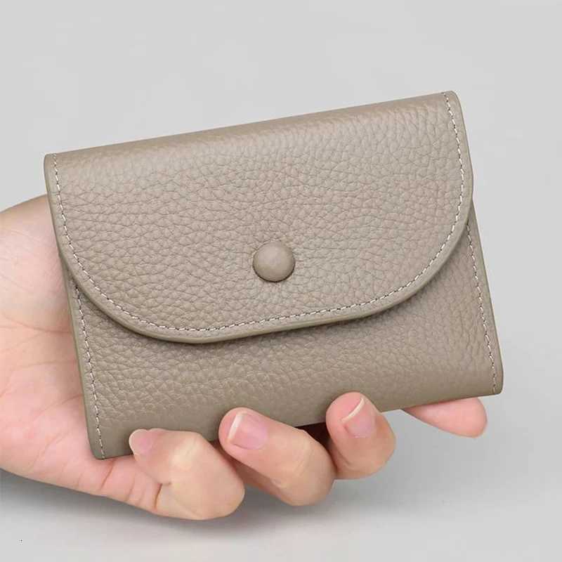 Simple Portable Coin Bag Soft Lychee Pattern Feel Multi-Functional Large-Capacity Change Card Bag Card Bag G250802