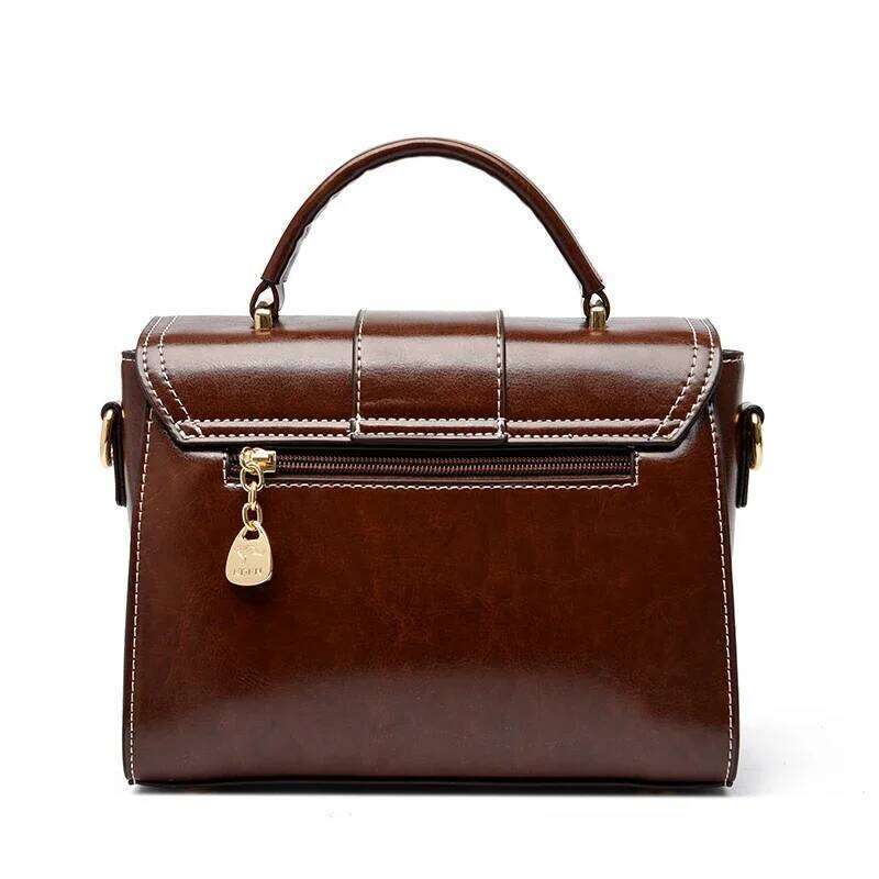 Design Women's Top-Handle Bags High Quality Leather Handbag Ladies Shoulder Crossbody Bag Casual Messenger Commuter Sac