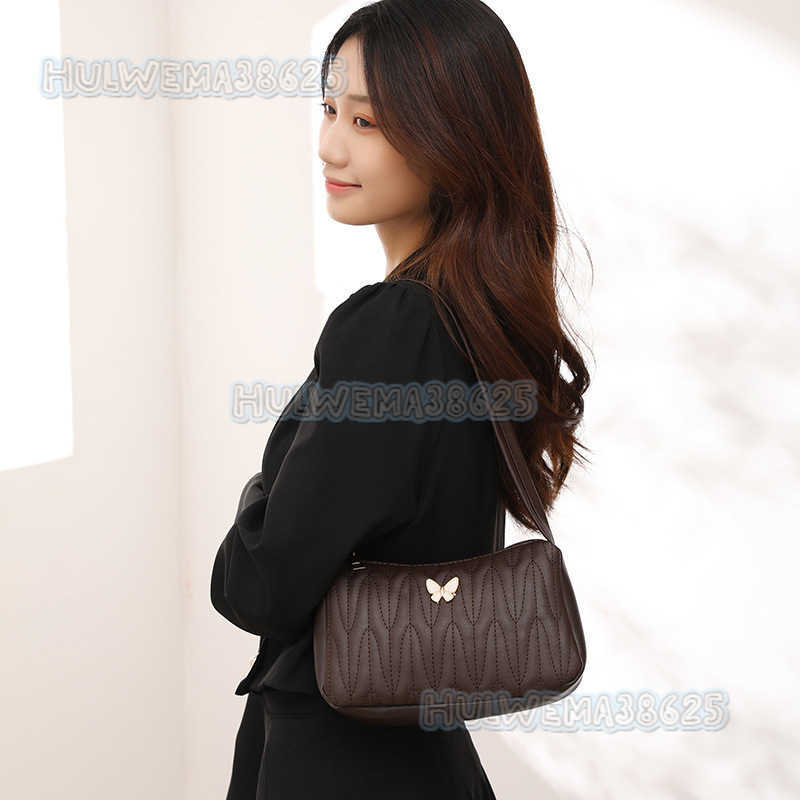 Lingge Underarm Bag for Women 2025 New Embroidery Bag for Women Small Bag New Fashion Shoulder Bag Bags H250804