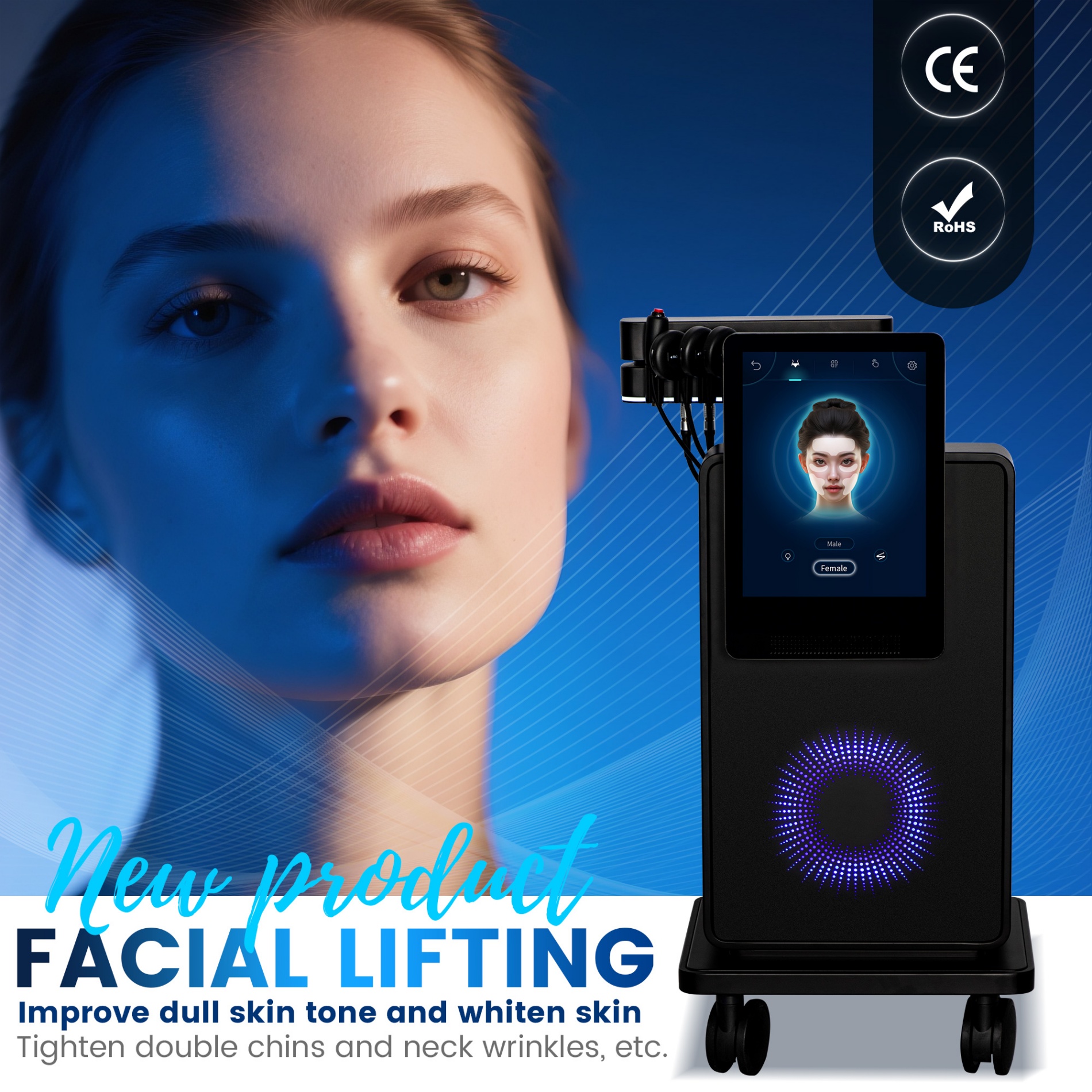 Portable EMS Myoslim RF Electromagnetic Muscle Building Face Lift Skin Tightening Wrinkle Removal For Beauty And Health