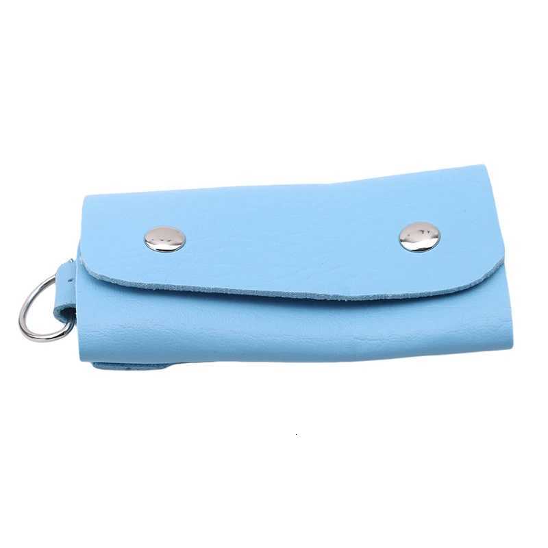 PU Leather Women Men Key Holders Keys Organizer Fashion Solid Key Wallets Key Pouch Car Keychain Housekeeper Key Chain Wallet G250802