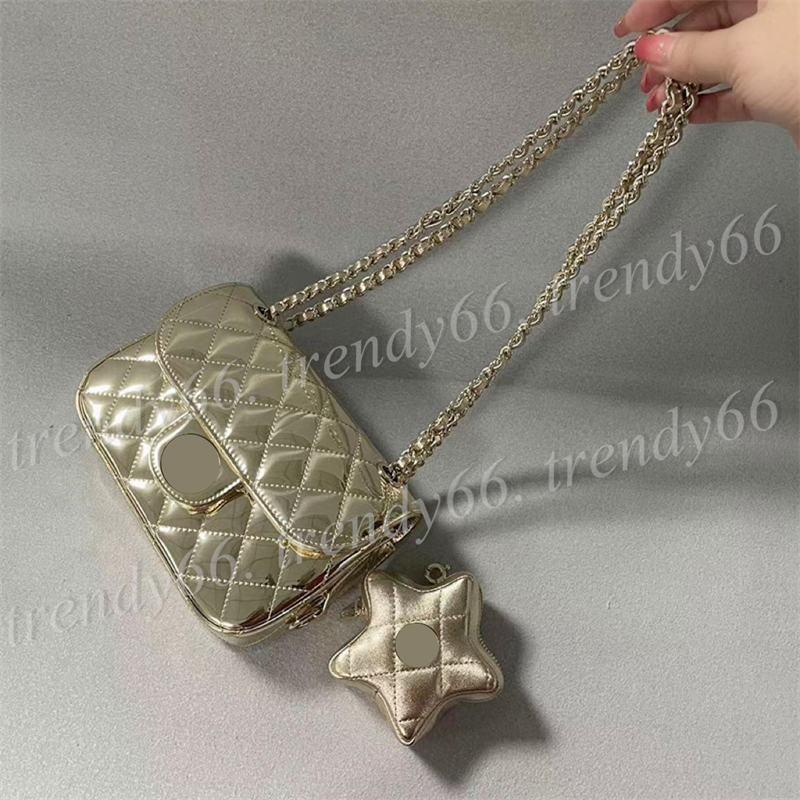 Premium Leather Classic Wallet Chain Bag Flap Bag Women's Shoulder Bags