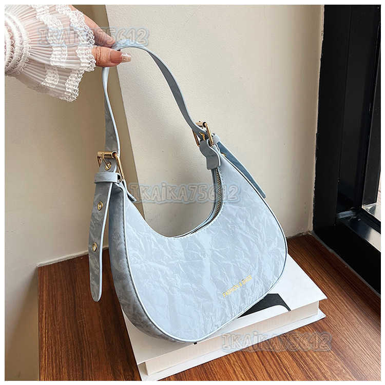 Niche Design Bag for Women 2025 New Fashionable Versatile Shoulder Underarm Bag Super Popular Handbag Crescent Bag H250804