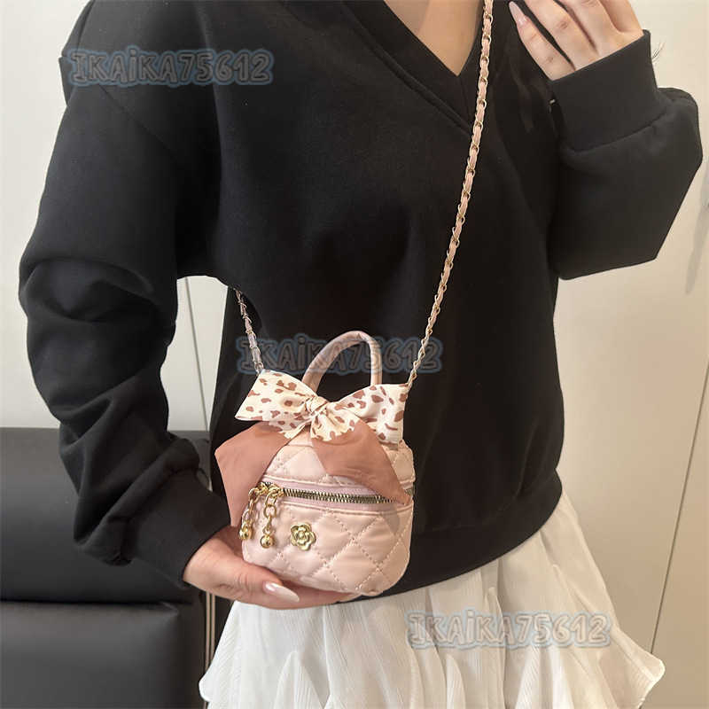 Trendy Mini Bags for Women 2025 New Handheld Small Bags Quilted Chain Bags Crossbody Bags Bowknot Bags H250804