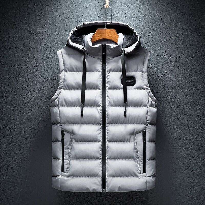 1808 New Jacket Cotton Korean Version Slim Fit Coat Thickened Warm Vest Men's Wear