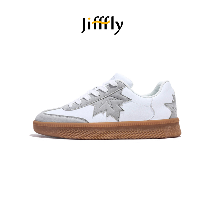 Jiffly Men's Fall-Winter Retro Casual Sneakers with Thick Sole