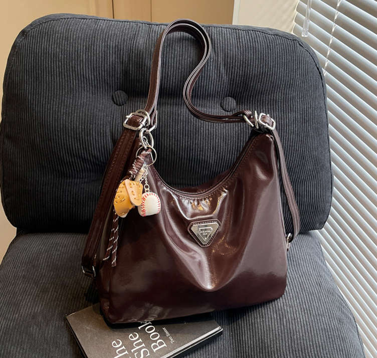 Designer Bags Shoulder Bags Luxury Bags High Quality Oil Waxed Leather Crossbody Ladies Tote Bag Wallet Metal Triangle Labels crossbody bag 2025 New