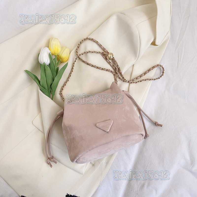 Simple New Fashion Bucket Bag Crossbody Bag Trendy Chain Handbag Womens Bag 2025 Spring Elegant Shoulder Bag H250804