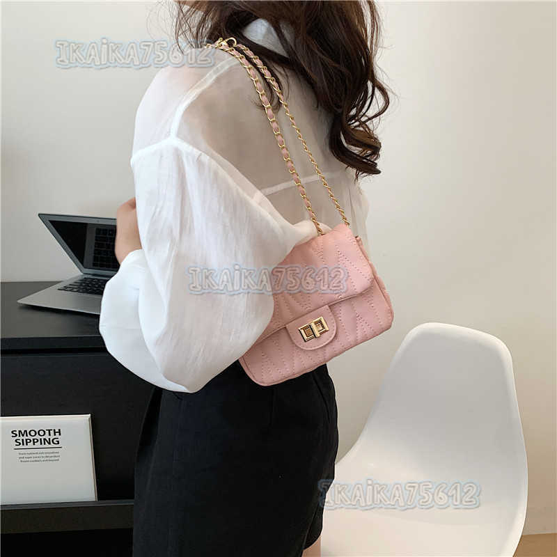 Fashion Single Shoulder Bag for Women 2025 Spring Summer New Simple Casual Chain Crossbody Bag Trendy Niche Small Square Bag H250804