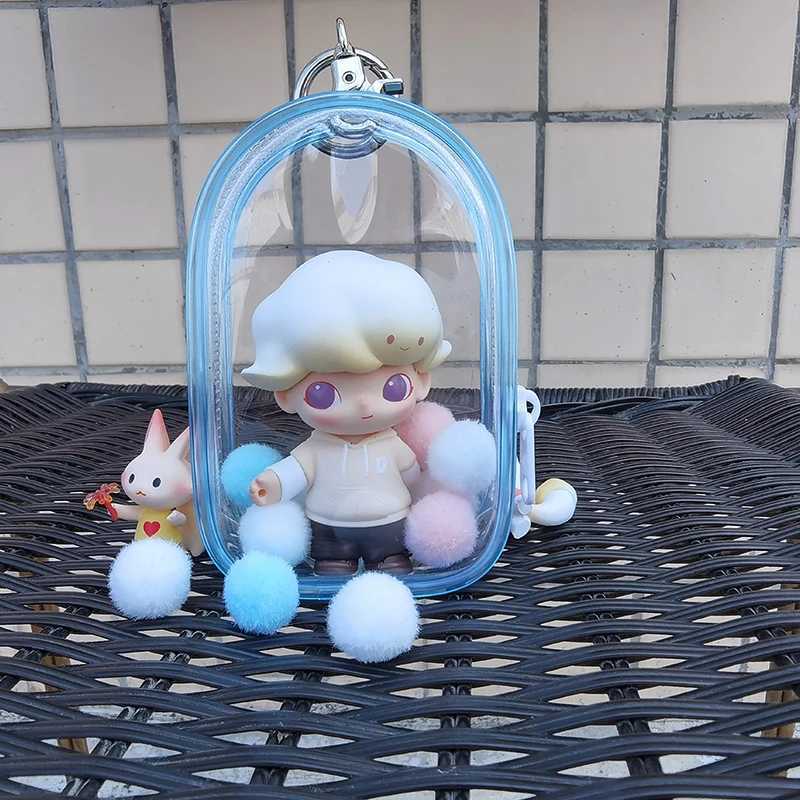 Clear Nendroid Figure Bag Transparent Mini Storage Outdoor Shopping Show Pouch For Little DIY Toys OB11 BJD Anime Dolls G250802