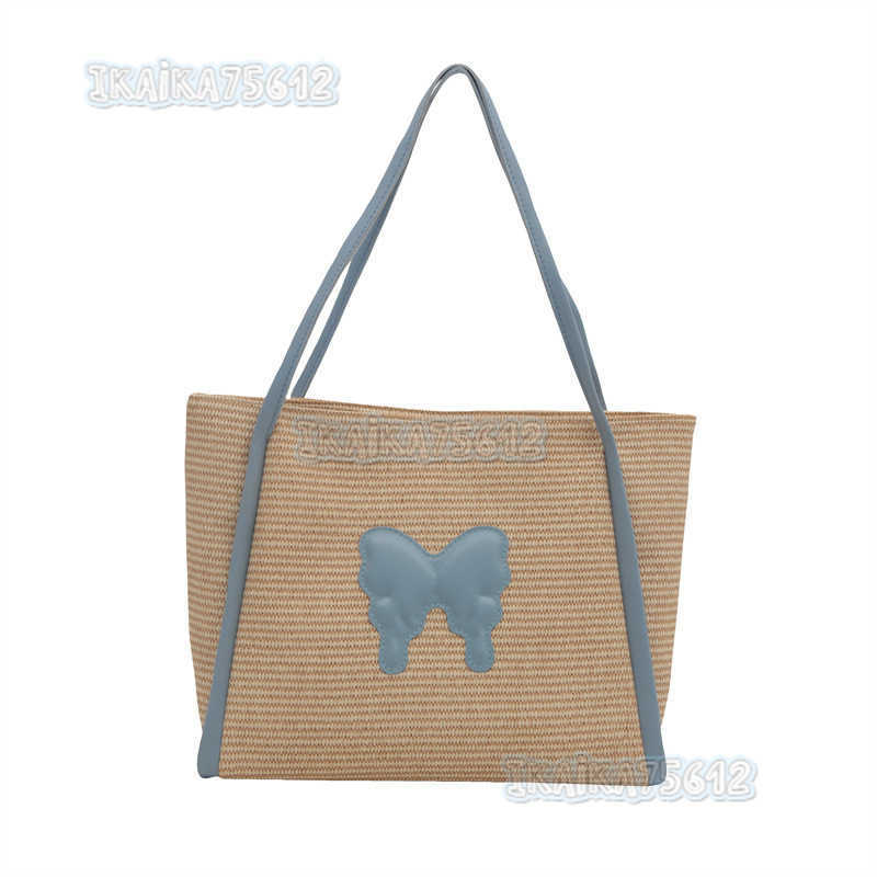 2025 New Summer Casual Aesthetic Large Capacity Simple Handbag Womens Personality Trendy Shoulder Tote Bag H250804