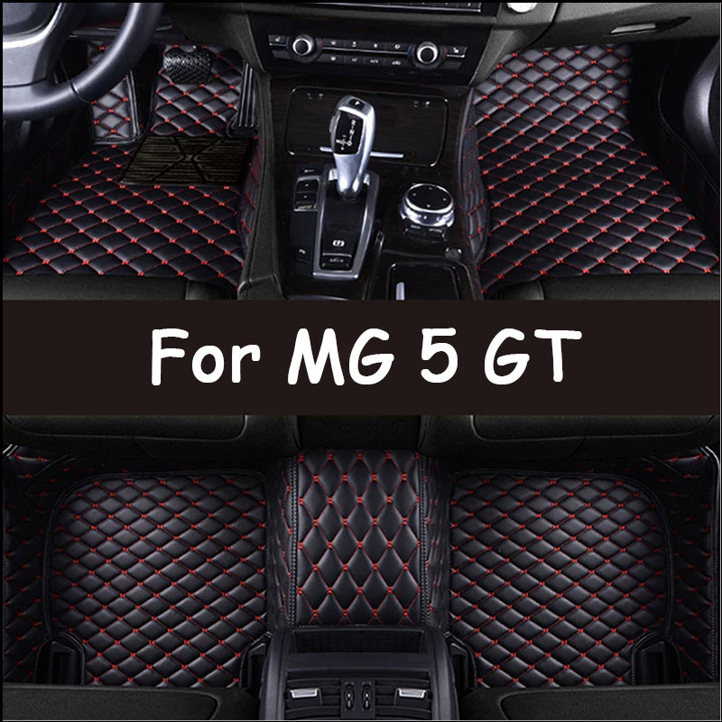 Car Floor Mats For MG 5 GT 2020 to 2023 Auto Non-slip Carpets Leather Floor Mat Rugs Pad Interior Parts Car Accessories