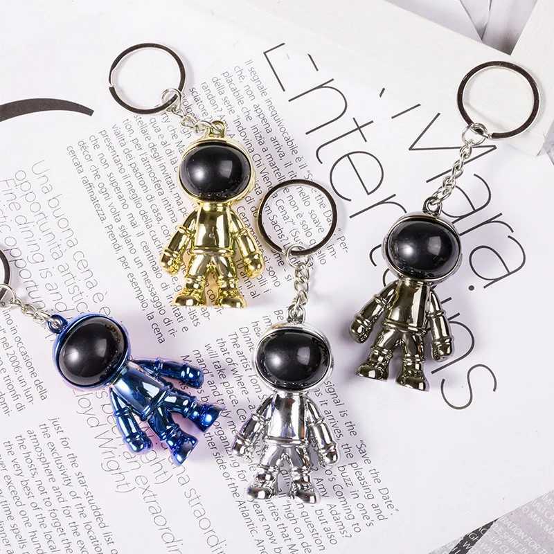 Plastic Space Human Spaceman Astronaut Keychain Keyholder Bag Pendant Decoration G250802