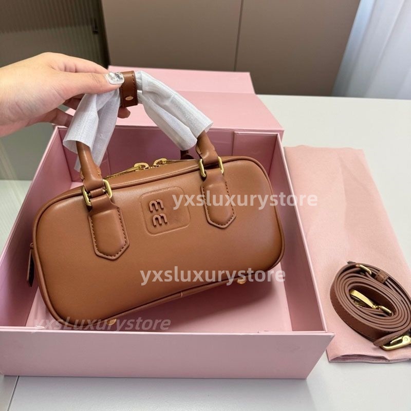 Luxury designer bags new girls' bowling bags high-quality Boston bags fashionable single-shoulder crossbody bags handbags