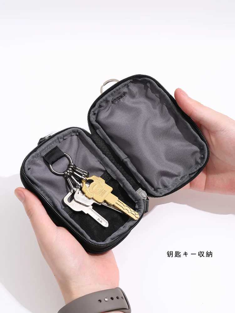Japanese Style Casual Key Wallet Waterproof Small Pouch Designer Key Organizer Coin Purse Key Pouch Wallet Purse Men Wallet G250802