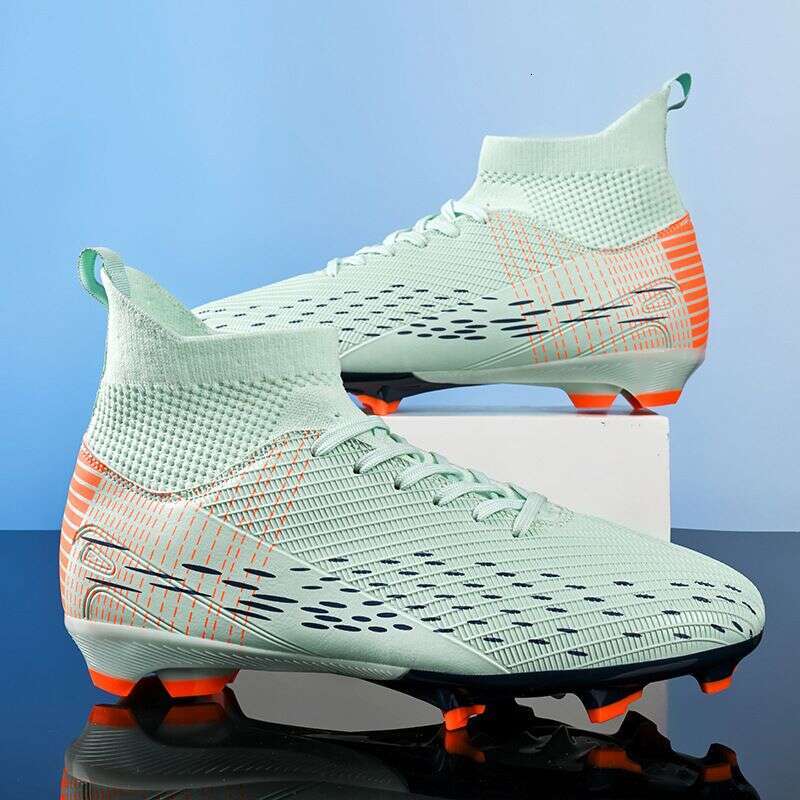 New Cup Football Men's High-Top Broken Nails Adult Artificial Grass Training Sports Shoes