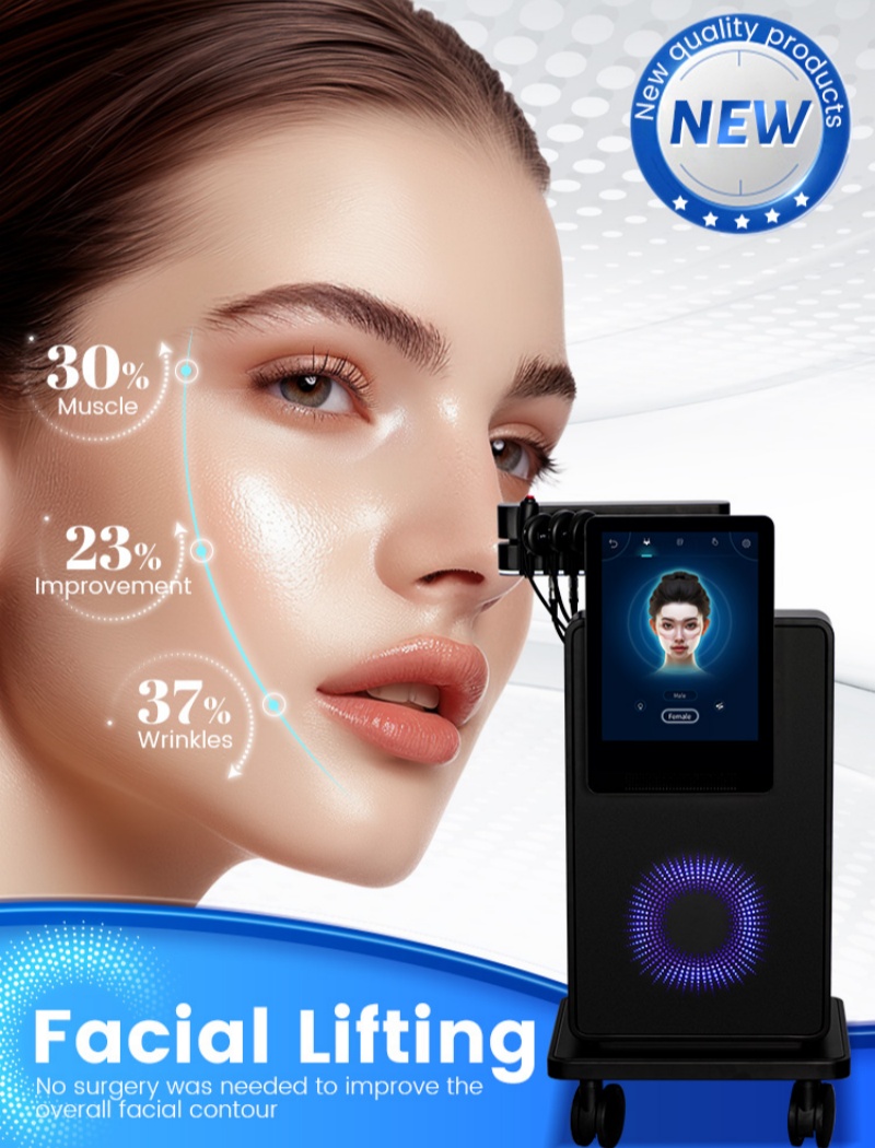 Face Lifting Beauty Equipment EMS Lifting Machine Anti-aging Device Wrinkle Removal Microcurrent
