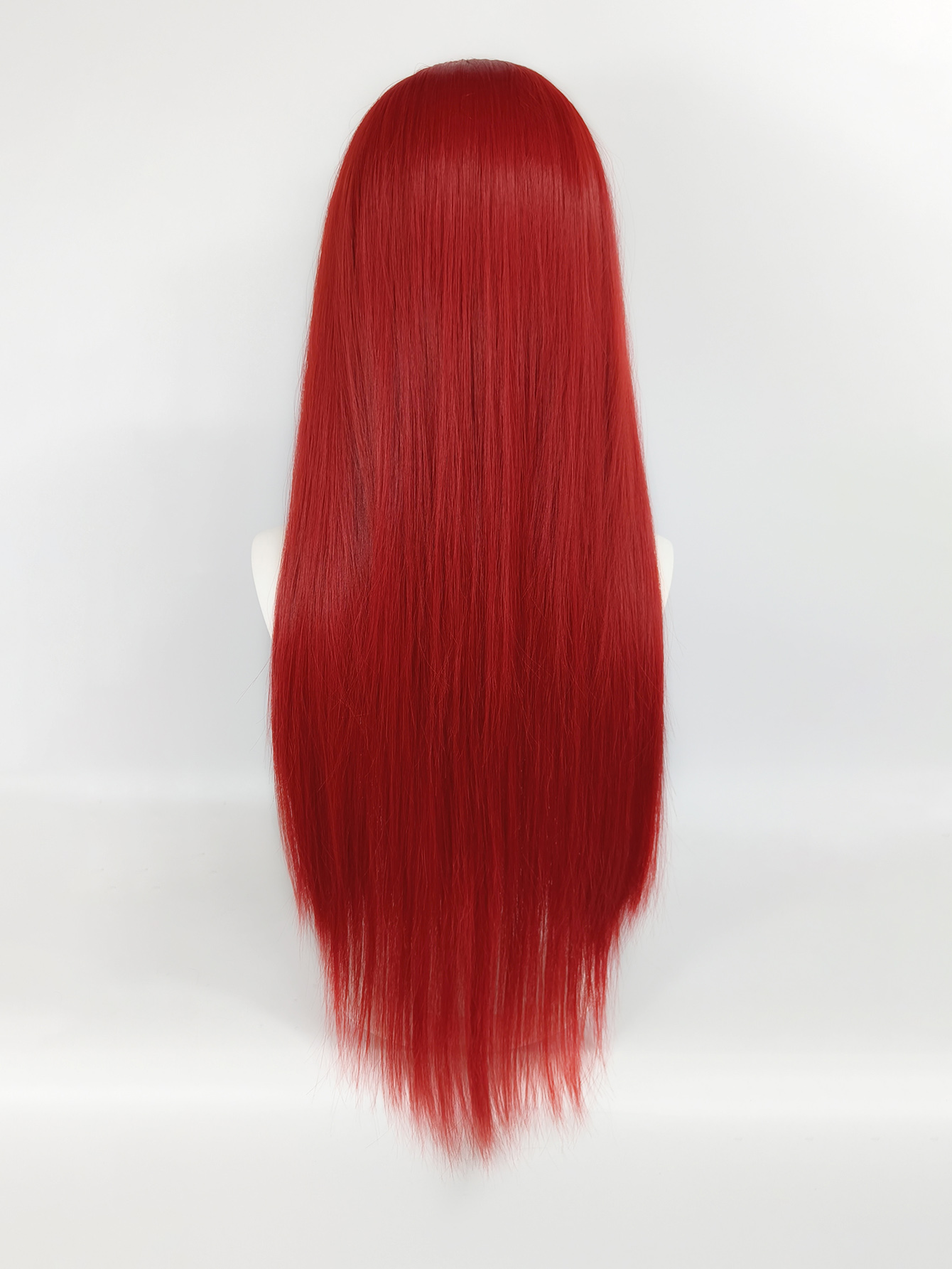 Japanese-style multi-color long straight hair, air-style fringe to shape the face, wig for cosplay, full head coverings