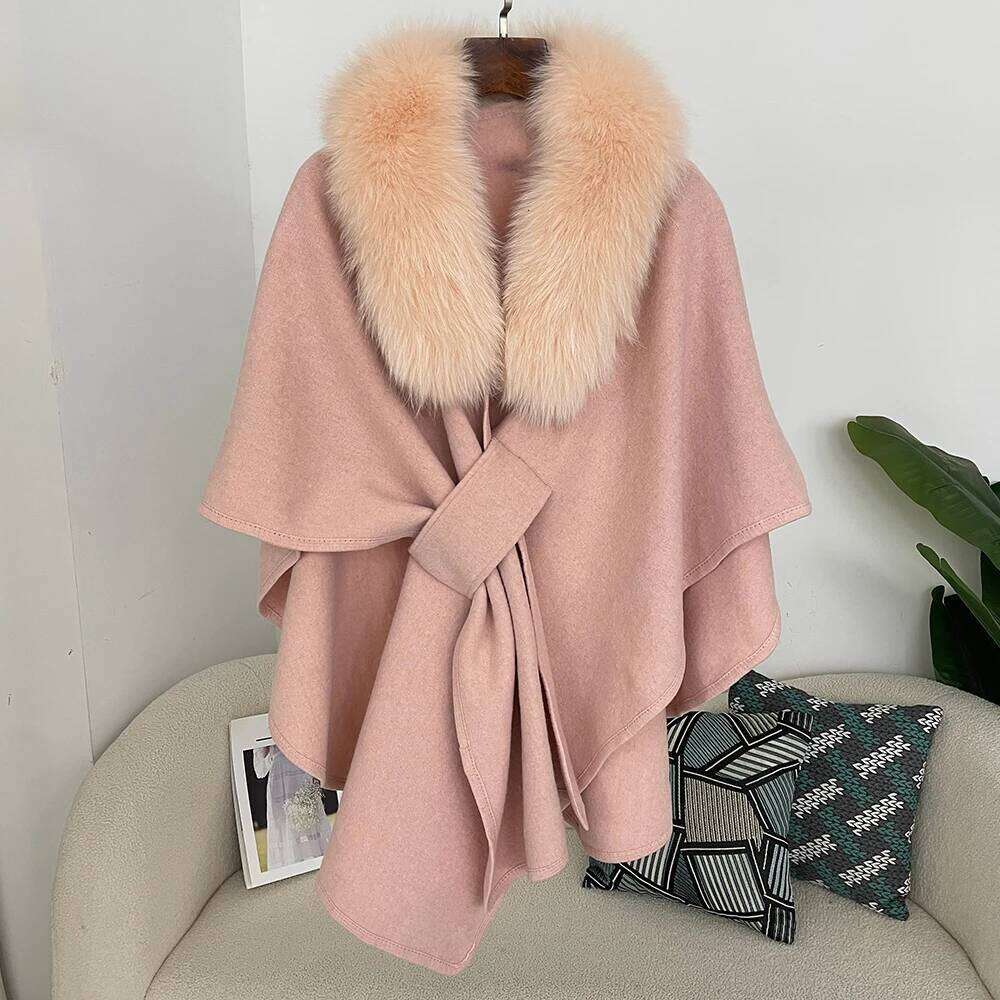 Spring Lanket Scarf Female Real Coat Women Cloak Poncho Winter Warm Shawl Designer Thickening Bpashmina Cape Stole Fur Coats 250730