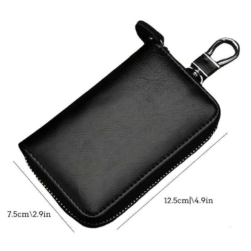 Car Key Bag Large Capacity Zipper Mens and Womens Waist Hanging Household Key Bag Buckle Universal Multi-Function Key Bag for G250802