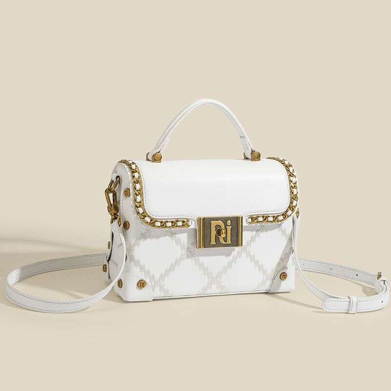 Advanced Niche Design For Women's New Single Shoulder Crossbody Bag, Retro And Versatile Portable Small Square Bag