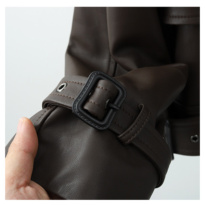 Hot selling American street retro high-end leather jacket short jacket