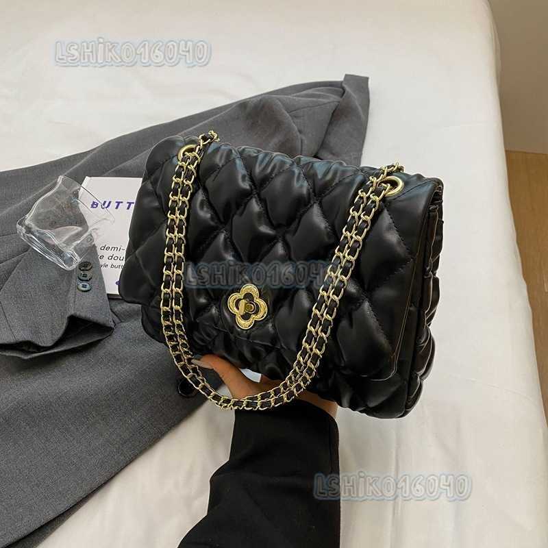 Minimalist Fashion Bag for Women 2024 Spring Summer New Niche Quilted Underarm Bag Single Shoulder Crossbody Bag H250804