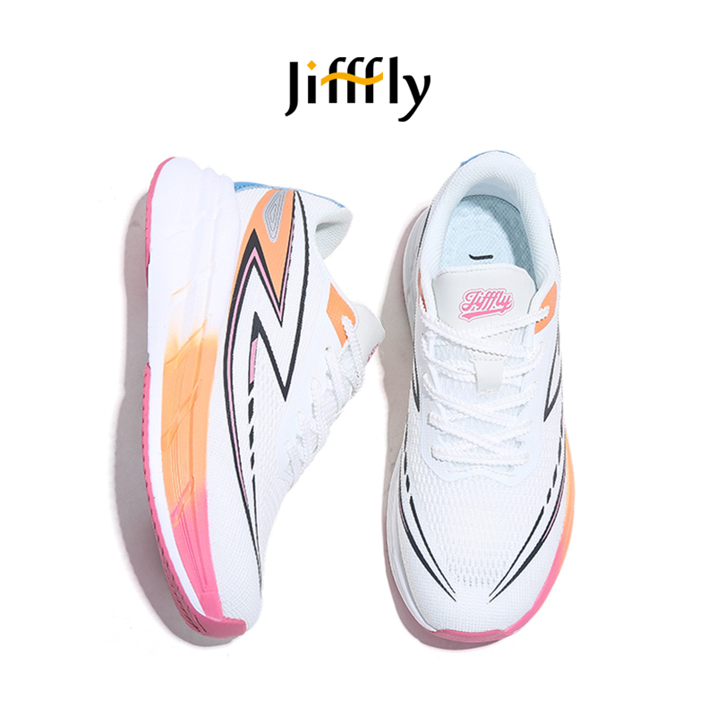 Jiffly Men's Running Shoes - Breathable Mesh Upper, Lightweight Cushioned Sole for Comfort