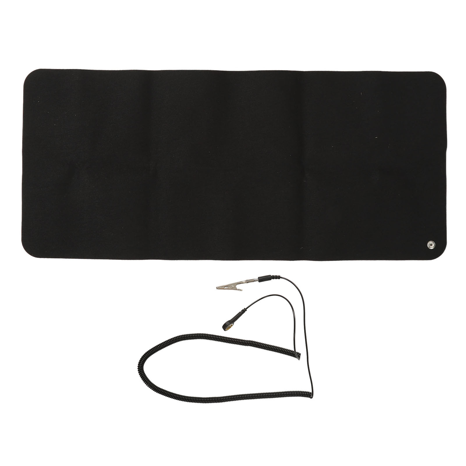 Grounding Mat Large Black Multifunctional Grounding Pad for Desk 11.81 X 26.77in Grounding Sheet Grounding Sleep Mat