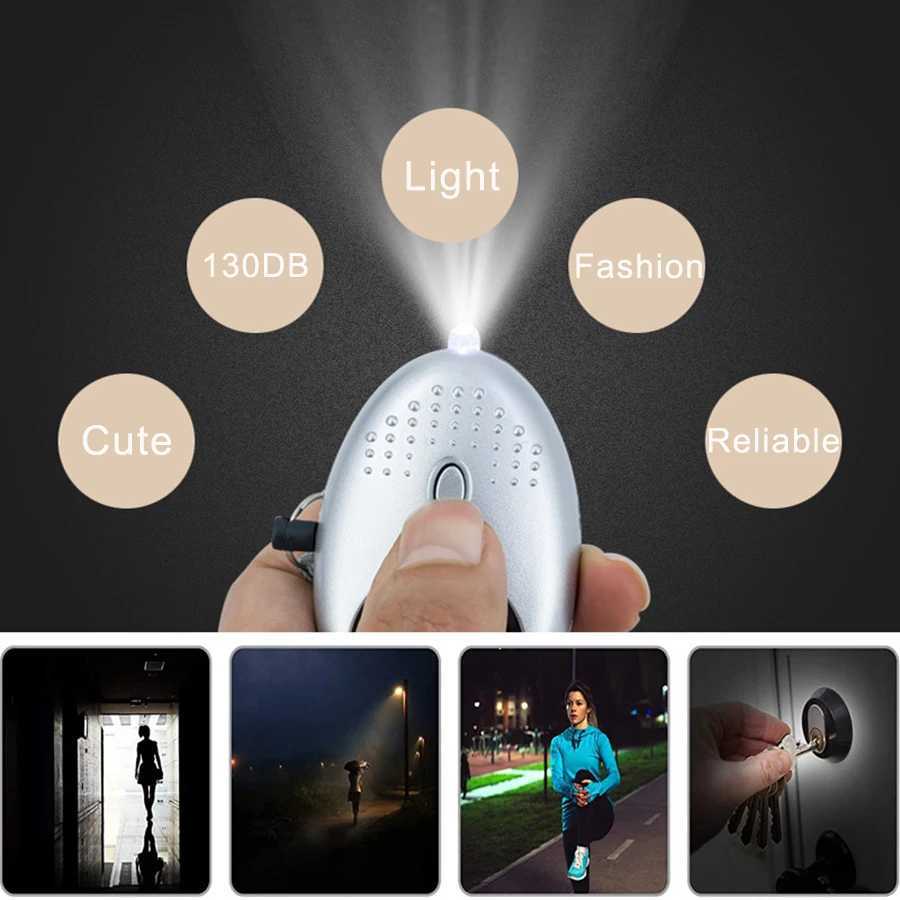 Self Defense Keychain Set for Women Safety Keychain Full Set with Personal Alarm Window Breaker Keychain Accessories G250802