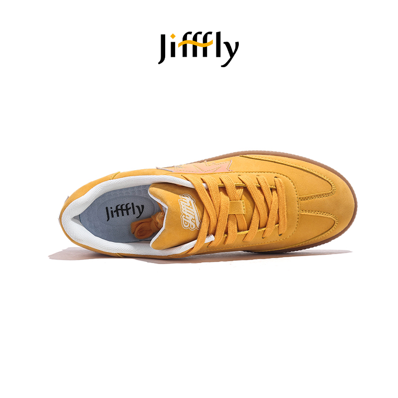 Jiffly Men's Fall-Winter Retro Casual Sneakers with Thick Sole