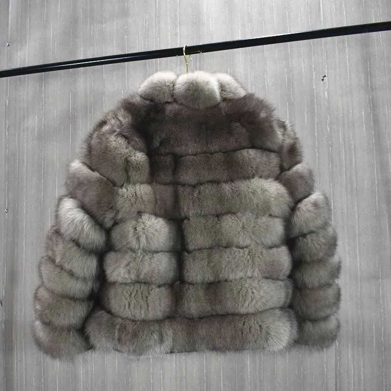 Womens Real Fur Coat Detachable Transform Jacket Removable Vest Thick Warm Solid Fur Luxury Fashion XJ250804